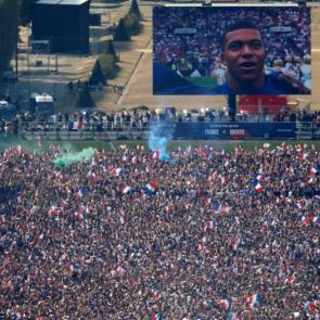 آلبوم عکس فینال جام جهانی 2018 روسیه / مردم فرانسه در پاریس