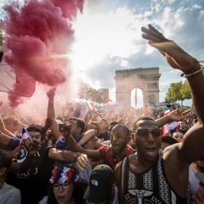 آلبوم عکس ورود تیم ملی فرانسه به پاریس پس از قهرمانی در جام جهانی 2018 روسیه #5