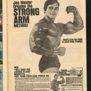Arnold Schwarzenegger - 1971 comic book ad