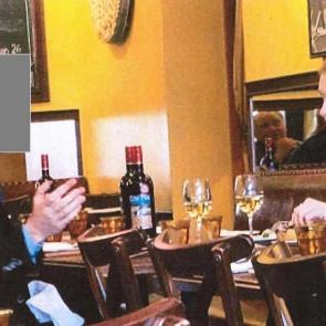  Maria Butina dining with a suspected Russian intelligence officer in Washington in a picture handed out by the US department of justice Photograph: US Department of Justice 