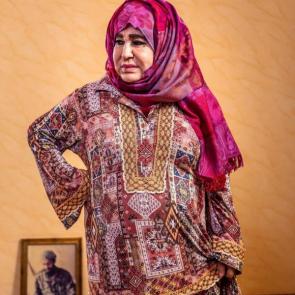 تصویری از مادر اسامه بن لادن / Photograph: David Levene for the Guardian 