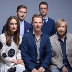 The Imitation Game, with Keira Knightley, Benedict Cumberbatch, and Allen Leech