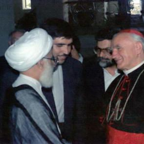 عکس دیدار آیت الله جنتی با رهبر مسیحیان کاتولیک کرواسی