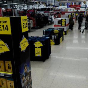 It was a little quieter on this side of the Atlantic as stores unveiled their Black Friday deals (Picture: North News)