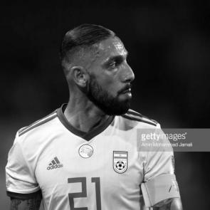 Ashkan Dejagah of Iran looks on during the AFC Asian Cup round of 16 match between Iran and Oman