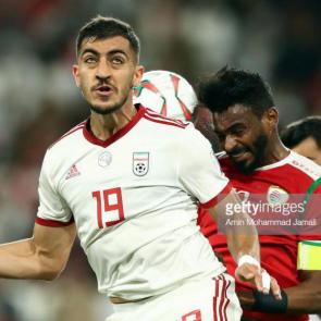 Seyed Majid Hosseini of Iran In Action during the AFC Asian Cup round of 16 match between Iran and Oman