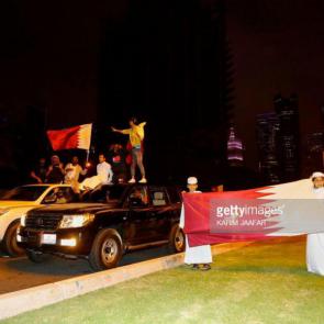 آلبوم عکس جشن قطری ها پس از صعود تیم ملی قطر به جام ملت های آسیا 2019 #7