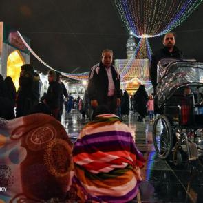 آلبوم عکس جشن نوروز و تحویل سال 1398 / لحظات تحویل سال در مشهد #1