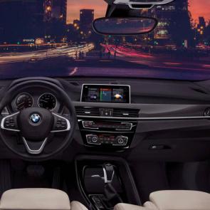  Operate the available full-color 8.8” Central Information Display from the touchpad navigation control, just an arm’s reach from the standard Sport leather steering wheel. 