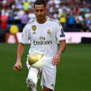 Eden Hazard unveiled at Real Madrid