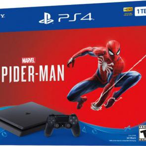 Slim 1TB Console With Limited Edition Marvel Spider-Man For PlayStation 4