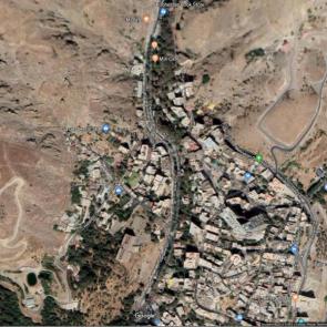 عکس ماهواره ای از منطقه دربند تهران پاییز 1398