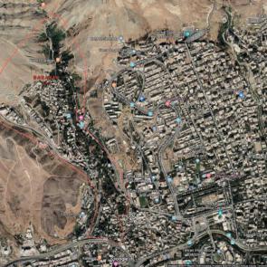نقشه هوایی / عکس ماهواره ای درکه تهران