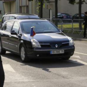 The Renault Vel Satis car of France President Nicolas Sarkozy