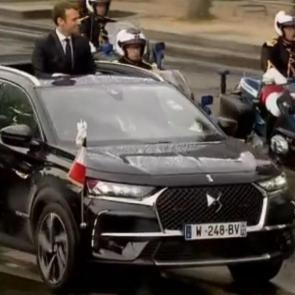 DS 7 CROSSBACK for French President Emmanuel Macron