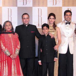 Amitabh Bachchan son and daughter / عکس خانوادگی آمیتاب باچان