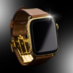 24ct Gold Apple Watch SERIES 5 HERMES Edition