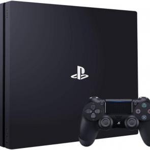 Sony PlayStation 4 Pro 4K HDR Gaming Console with DualShock 4 Wireless Controller, 2TB SSHD Hybrid Drive, Jet Black