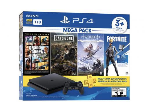 PlayStation 4 1TB Console With Dual Shock Controller/Four Games And Three Months PSN Card