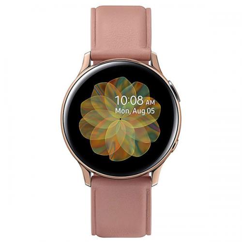 ساعت هوشمند سامسونگ مدل Galaxy Watch Active2 40mm Leatherband Smart صورتی