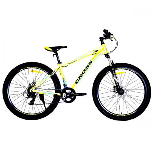دوچرخه کوهستان کراس مدل GALAXY سایز 27.5 زرد