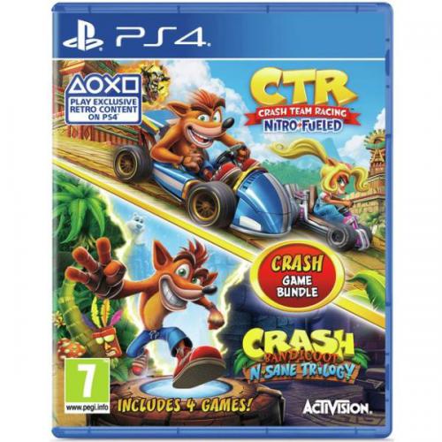 بازی Crash Bandicoot and Crash Team Racing مخصوص PS4