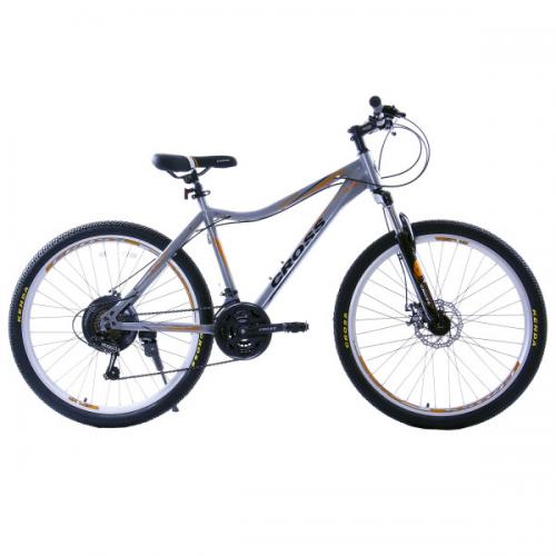 دوچرخه کوهستان کراس مدل OMEGA سایز 26 خاکستری