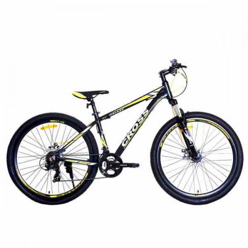 دوچرخه کوهستان کراس مدل GENIUS سایز 27.5 مشکی زرد