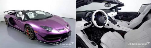 2020 Lamborghini Aventador SVJ Violet در آمریکا