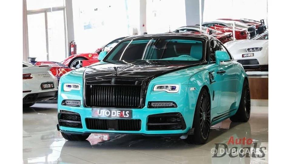 2021 Rolls-Royce Wraith Mansory Spirit of Turquoise Edition رنگ مرغابی جره در دبی