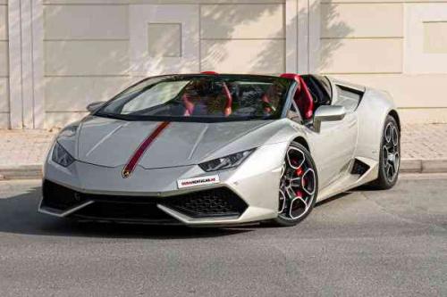  Silver Lamborghini Huracan, 2018 