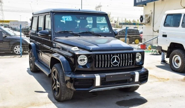 Mercedes-Benz G 500 facelifted to 2021 design new dashboard 2016With G63 2016 body kit مشکی مدل 2002 در دبی