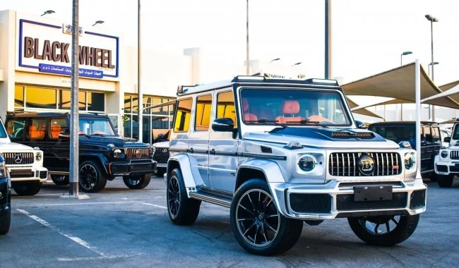 Mercedes-Benz G 500 Brabus Bodykit 2022 نقره ای مدل 2002 در دبی