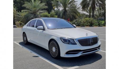 Mercedes-Benz S550 Maybach 2015 سفید در دبی