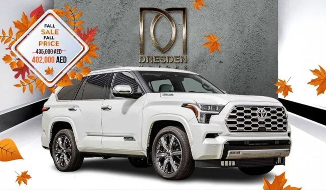 2023 Toyota Sequoia Platinum AWD Hybrid Pano-Roof سفید در امارات