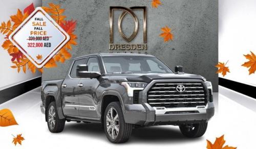 2023 Toyota Tundra Capstone Hybrid 4WD i Force Max مشکی رنگ در امارات