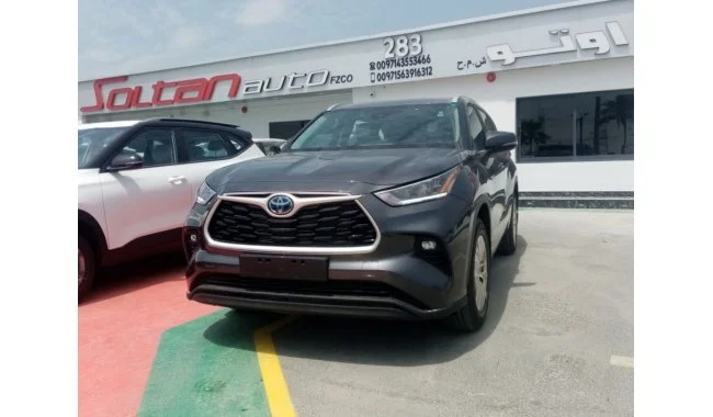 2023 Toyota Highlander GLE 2023 Grey Color 2.5L petrol Hybrid Awd with RADAR در دبی امارات