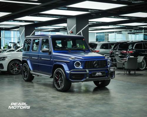 2023 Mercedes-AMG G 63 G Manufaktur Brilliant Blue Magno در عربستان
