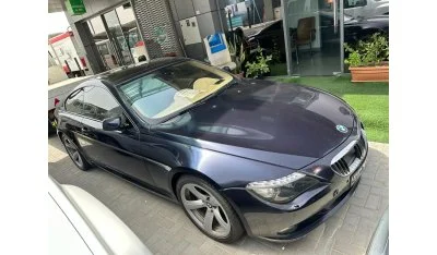 BMW 650i model 2008 سرمه ای در دبی
