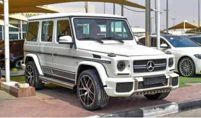 Mercedes-Benz G 55 AMG With G63 body Kit مدل 2012 سفید
