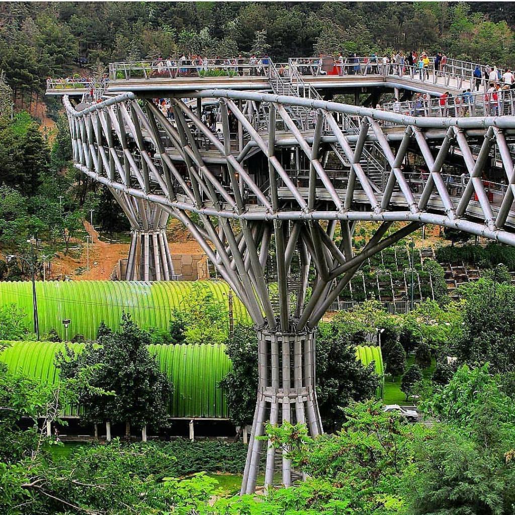 تصاویر زیبا از پل طبیعت تهران