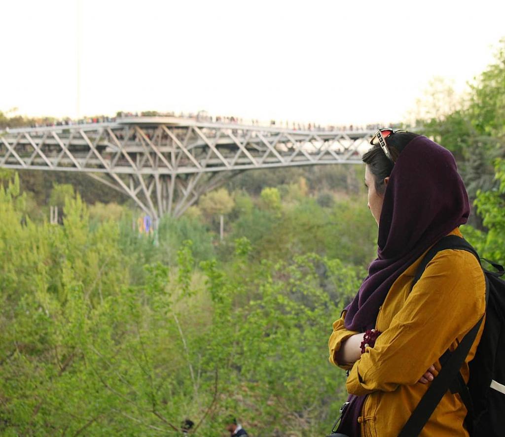 دانلود عکس پل طبیعت تهران