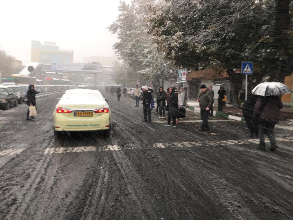 برف تهران 2019