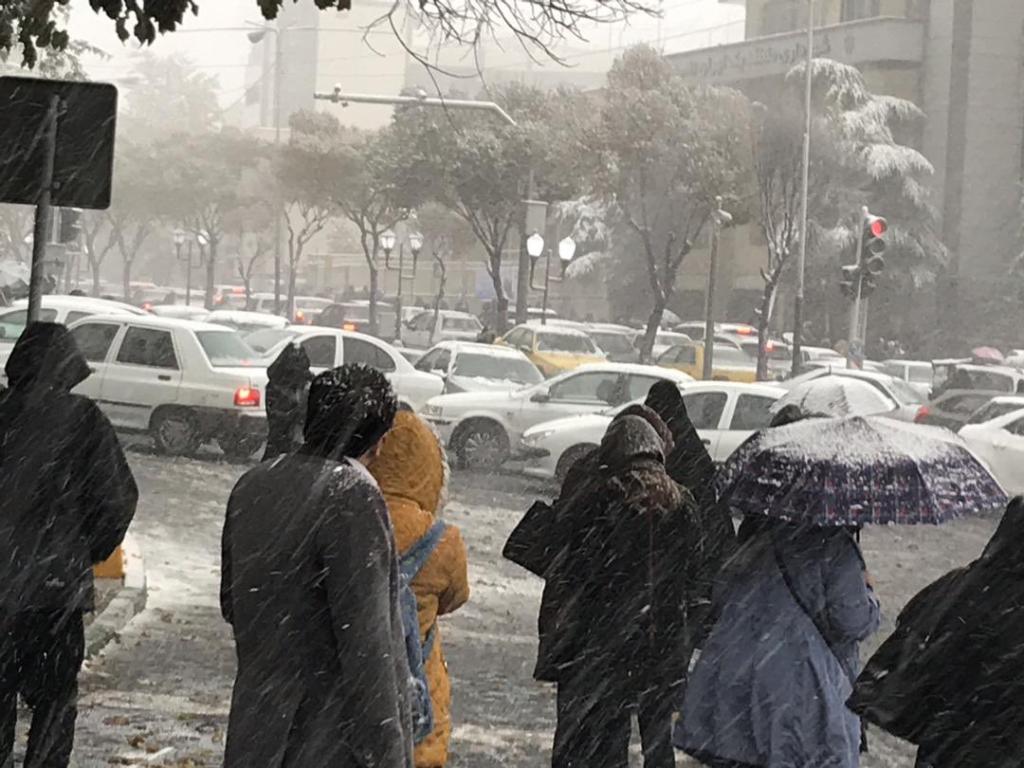 برف تهران 2019