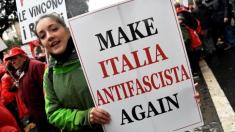 تظاهرات بزرگ ضد فاشیسم و نژادپرستی در ایتالیا برگزار شد