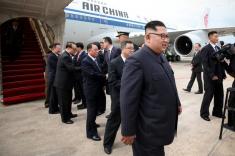 رهبر کره شمالی برای دیدار تاریخی با ترامپ وارد سنگاپور شد