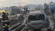 تصاویر انفجار مهیب تانکر سوخت در نیجریه