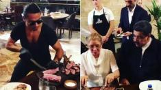 غذاخوردن رئیس‌جمهور ونزوئلا در یک رستوران‌ گران قیمت، جنجال به پا کرد