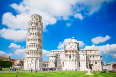 برج معروف پیزای ایتالیا تغییر چهره داد