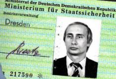 کارت رئیس‌جمهور روسیه در بایگانی پلیس مخفی آلمان شرقی پیدا شد